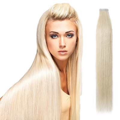 

12-24 inch Women Human Tape In Skin Weft Real Hair Extensions TAPE HUMAN HAIR 100 Virgin Hair