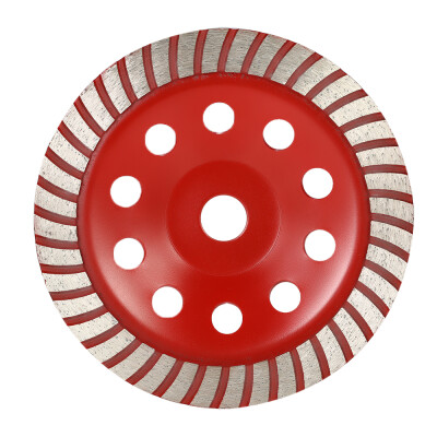 

180mm 7" Diamond Segment Grinding Wheel Disc Bowl Shape Grinder Cup 22mm Inner Hole for Concrete Granite Masonry Stone Ceramics Te
