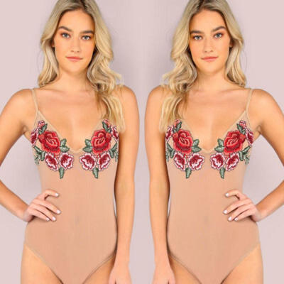 

US STOCK Womens One Piece Swimsuit Swimwear Bathing Monokini Push Up Padded