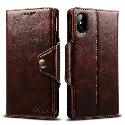 

New iPhoneX Mobile Phone Case Apple 8Plus Flip Card Protector All-inclusive Multi-function Wallet