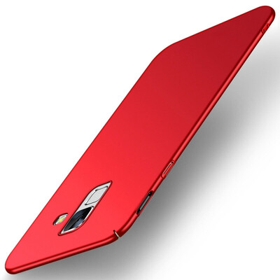 

MOONCASE Samsung Galaxy J6 all-inclusive ultra-thin PC case - red