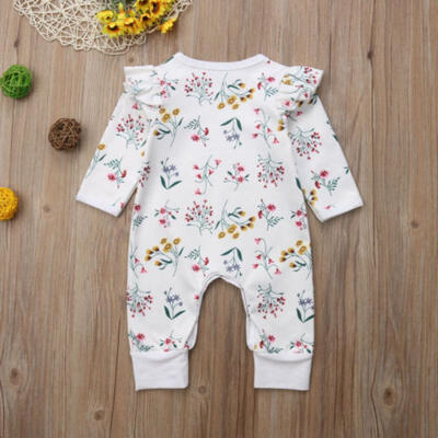 

Newborn Baby Girls Kids Cotton Romper Bodysuit Jumpsuit Pajamas Outfits Clothes