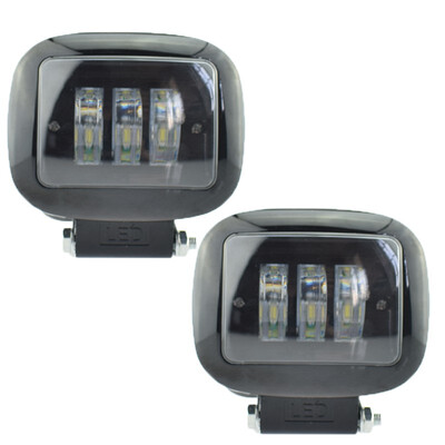 

1pair Car Auxiliary driving Work lights LED 12v 50w super bright spotlight 6500K Motorcycle LED Headlamp Car fog Lamp headlights