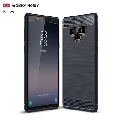 

Goowiiz Phone Case For Samsung Galaxy J8 2018Note 9A9 StarA8 Star Fashion Slim Carbon Fiber TPU Soft Silicone Prevent falling