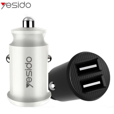 

Yesido Y29 car charger fast charge charger car usb multi-function 24a car charger metal led