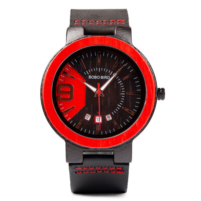 

BOBO BIRD wooden quartz pointer watch Q20