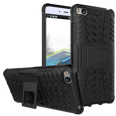 

Fivice Xiaomi 5s Mi5s Case TPU anti-fall tire pattern back clip bracket phone case