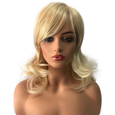 

StrongBeauty Long Wavy Light Blonde Wigs Synthetic Women Wigs