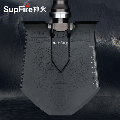 

Supfire BG03 multi-function engineer shovel folding Tibetan mastiff shovel military shovel shovel outdoor camping fishing self-defense field survival tools