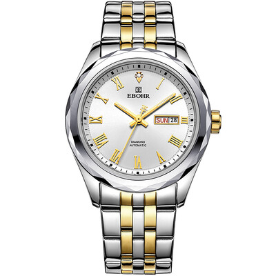 

According to wave (EBOHR) watch the city classic series of tungsten steel ring diamond machine couple table male table JD50100217