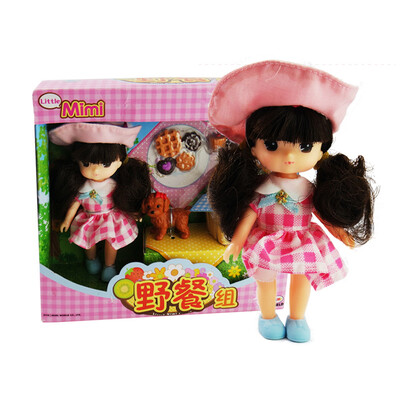 

mimiworld костюм каждой семьи сцены девушка ребенок кукла набор игрушка радость пикника