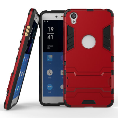 

MOONCASE смешанной kickstand тяжело PC анти - царапин + мягкий тпу внутренней защиты корпуса слим легкий 2 в 1 случае для покрытия OnePlus X