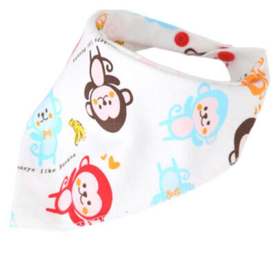 

New Baby Boys Girls Bibs Saliva Towel Newborn Bandana Triangle Head Scarf Cute