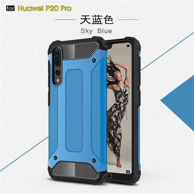 

Fivice Huawei P20 pro case Luxury Silicone Diamond Armor PC Hard Shell Phone Case