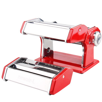 

【Jingdong Supermarket】 Weiyi stainless steel manual pressing machine home noodle machine double pole in the 150 red WA-BYM-15FT