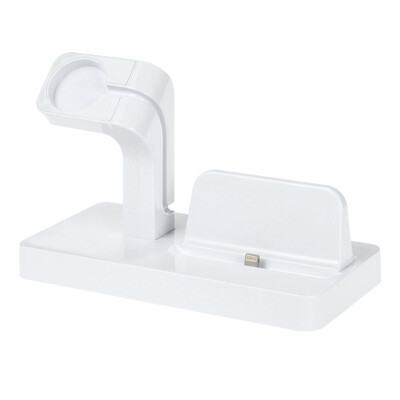

New Design 2in1 Desk Phone Charger For iPhone XS Max XR Xs X 8 7 6s Plus Charging Docking Dock Station for apple i watch 1 2 3