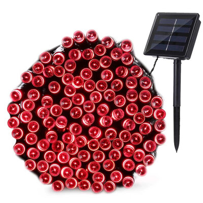 

KWB LED Solar String Lights 12M 100balls Christmas New Year Lamps White Warm White Blue Red RGB