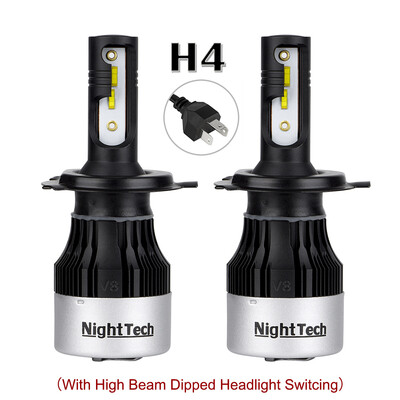 

NightTech 2PCs V8 CSP Light H1 Waterproof IP68 Car Led Head Light Car Led Driving Lamp 9V to 36V Voltage
