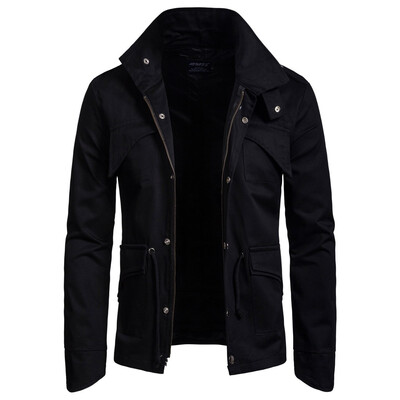 

AOWOF new Plus Size boutique jacket 100 cotton Hooded Autumn Winter Zipper jacket