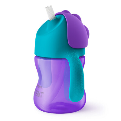 

Philips Avent 200 ml cartoon sippy cup childrens cup baby drinking cup dream purple American dentist recommended SCF79302