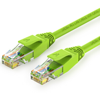 

Win (shengwei) LC-6100E six lines of pure copper Gigabit 8-core twisted-pair network jumper 10 meters yellow high-speed broadband network cable Gigabit network cable