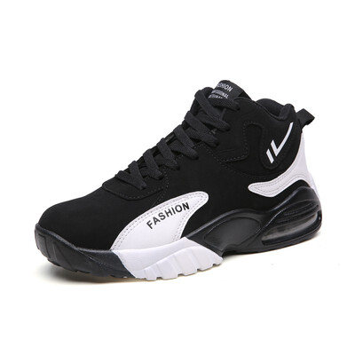 

Winter new mens shoes Gaobang shoes male Korean version of the trend of students sports shoes mens high boots canvas shoes