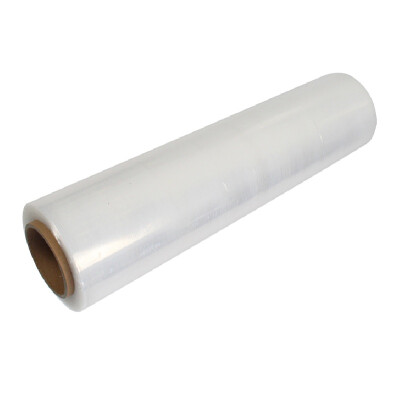 

Ming solid PE wrapping film packaging film stretching film self-adhesive packaging film waterproof film packaging film 50cm width about 250 meters 1 volume