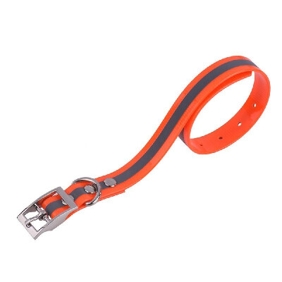 

TPU Reflective Dog Collar Adjustable Durable Waterproof Safe Pet Collar Strap
