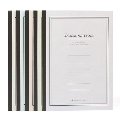 

Nakabayashi crossed the line Japanese import logic B5 30 page line binding notepad soft copy B501A 5 sets