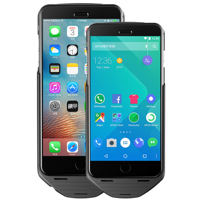 

Armor MESUIT i6P Smartphone Case Dual System Dual SIM Dual Standby Mobile Storage for iPhone6Plus 6S Plus Apple Creative Smart Peripherals