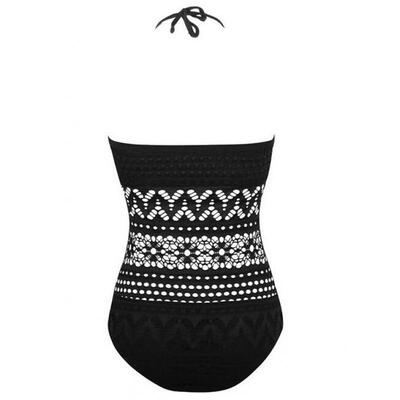 

Women Bikini Bandage Push Up Swimwear Lace One Piece Swimsuit Bathing Beachwear