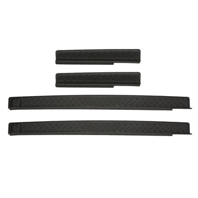

Door Entry Sill Protector Plate Guards For Jeep Wrangler JK 2007-2016 Black Front&Rear 4 Pcs