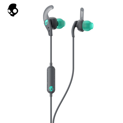 

Shantou SKullcandy Set In-Ear Sports Cable Headphones Wired Voice Call Earphones Gray Green