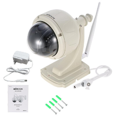 

KKmoon 1080P 20MP 129" CMOS Wireless WIFI Dome PTZ HD IP Camera Outdoor Waterproof 27-135mm 5X Optical Zoom Auto Focus Lens 2