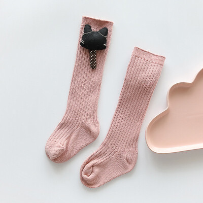 

fashion princess dress socks Baby Girls Long Sock Toddler knee high socks for Girl candy color leg warmer cotton warm boot sock