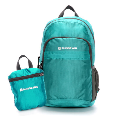 

SUISSEWIN casual bag outdoor sports travel bag ultra-thin lightweight shoulder bag collapsible storage bag SNK2308 red