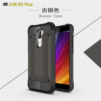 

Fivice Xiaomi MI 5S plus case Luxury Silicone Diamond Armor PC Hard Shell Phone Case