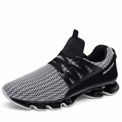 

TANGDE BREATHABLE MESH BLADE BOTTOM LACE UP SNEAKERS