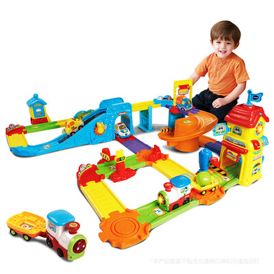 

VTech Vtech Волшебная игрушка вагон электропоезда железнодорожной станции мальчик подарок ребенку праздник Deluxe Edition