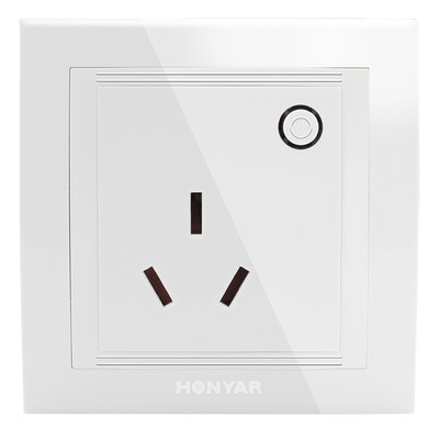 

Hongyan HONYAR IHC8311B smart socket type Ⅱ WIFI control 3 hole 16A standard white