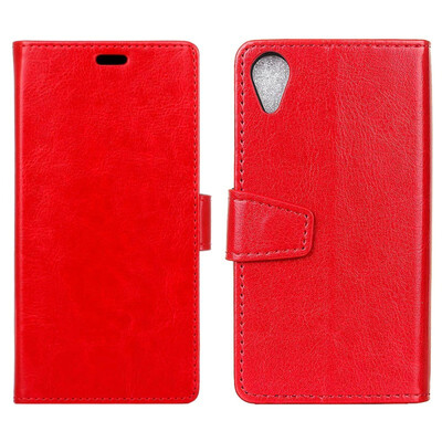 

MOONCASE ASUS ZenFone Live L1 ZA550KL Crystal Leather Case - Red