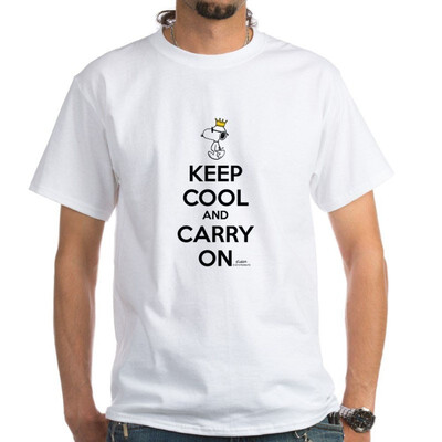 

CafePress - Snoopy - Keep Cool T-Shirt - 100 Cotton T-Shirt White