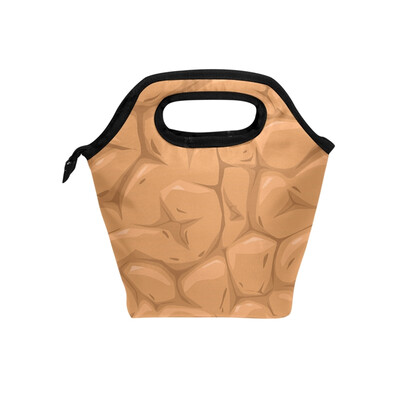 

Lunch Bag Tote Bag Pebbles Travel Picnic Organizer Lunch Holder Handbags Lunch Bag Box for Office