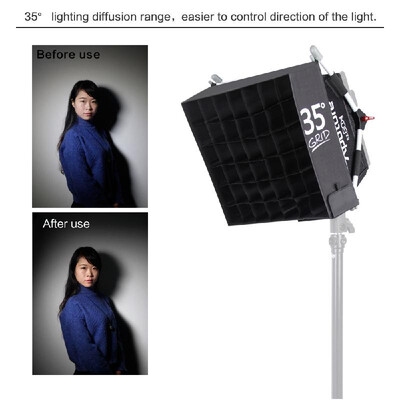 

Aputure EZ BOX Portable Photography Studio Diffuser Cloth Softbox Fabric Grid Kit with Carrying Bag for Amaran AL-528 & HR-672 S
