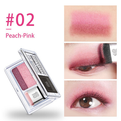 

Daralis 25g Layer Double Color Eye Shadow Waterproof Shimmer Eye Makeup Cosmetics Lazy Quick Eyes Shadow Peach Pink Khaki