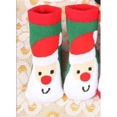 

Cute Baby Boy Girls Santa Claus Socks Warm Soft Cotton Sock Popular 2018 AU