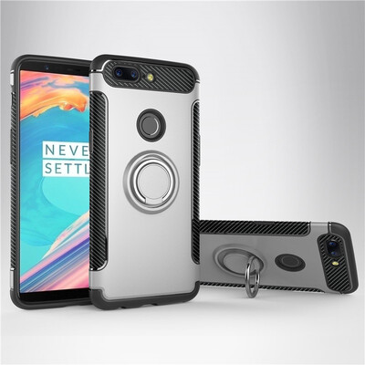 

Fivice One plus 5T case PC metal ring shell magnetic car bracket TPU phone case