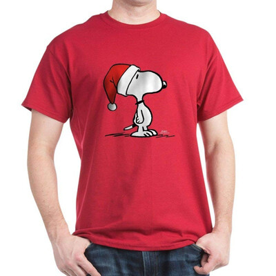 

CafePress - Snoopy Santa - 100 Cotton T-Shirt