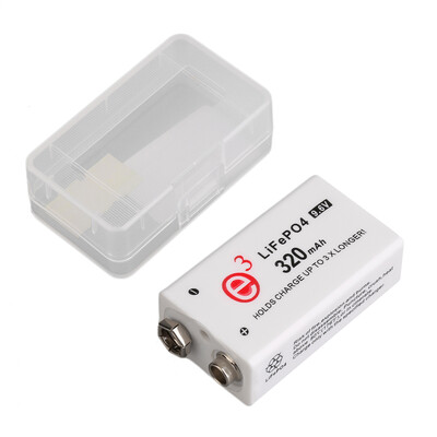 

High Quality Single 9V 320MAH lithium-ion Battery Cell for Soshine