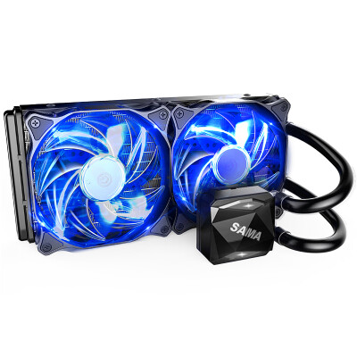 

SAMA) Ice 95 Double Heat Pipe Dual Platform 95 Watt CPU Cooler Low Noise Pre-Brush Grease